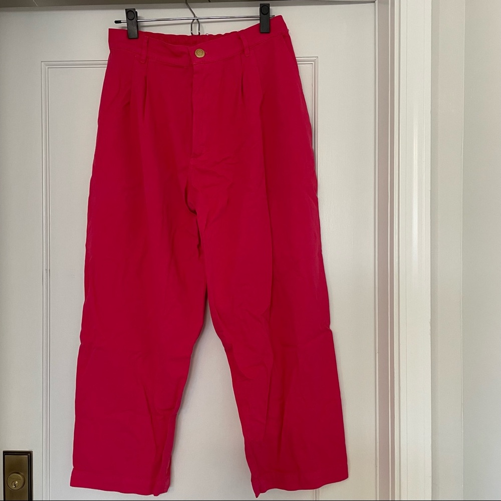Big Bud Press Trousers, Petite M, Hot Pink